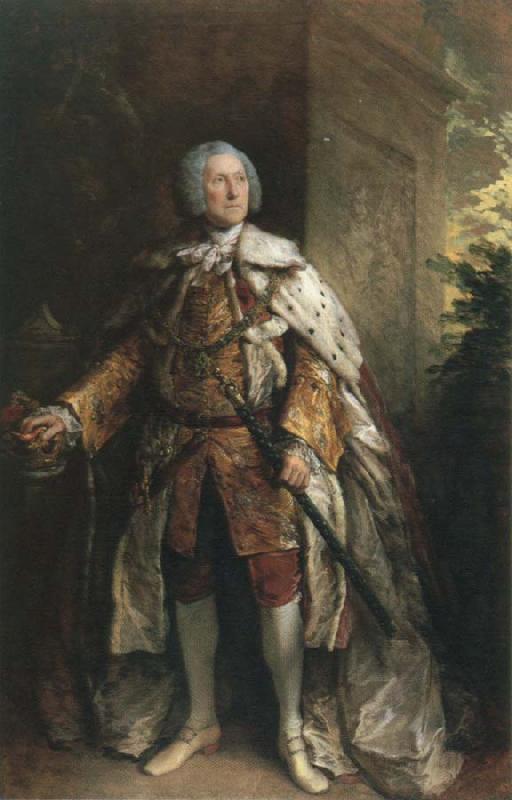 Thomas Gainsborough john campbell ,4th duke of argyll France oil painting art